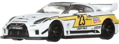 Hot Wheels Nissan Gtr Lbwk C/grua Ruedas De Goma En Blister