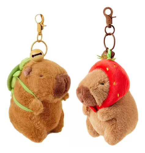 Llavero De Peluche Capibara, 2 Piezas De Peluche Capibara