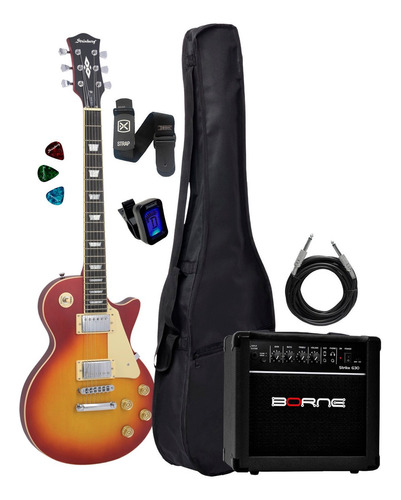 Guitarra Strinberg Lps230 Cs Sunburst Capa Cubo + Acessórios