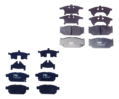 Set Balatas Bajos Metales Del + Tras Baleno 2021/2022 Trw