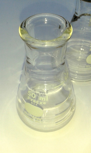 Imagen 3 de 8 de Matraz Erlenmeyer Pyrex De 50 Ml