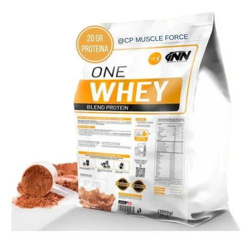 Proteina One Whey Blend 3kg. Constructor Muscular De Calidad