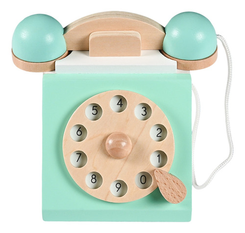 Simulación Retro Vintage Dial Teléfono Educación Temprana