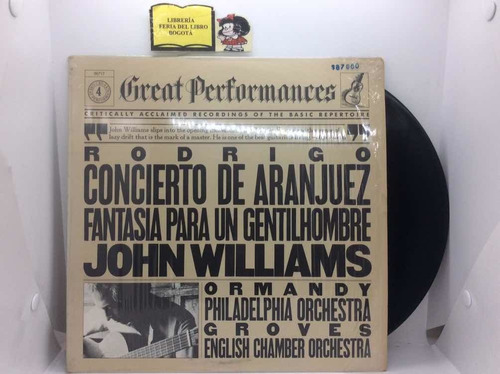 Lp - Vinilo - Joaquín Rodrigo - Concierto De Aranjuez