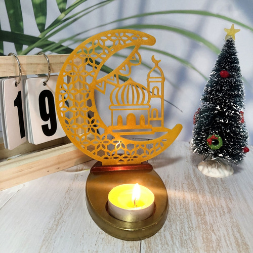 Moldes Temáticos Para Velas Con Base, Forma De Luna, Candela