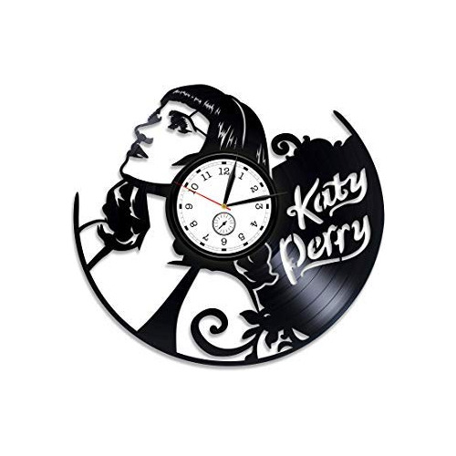 Reloj De Vinilo De 12 Pulgadas Diseño De Música Perry