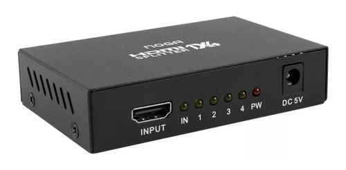 Splitter Noga Divisor Hdmi 4k Switch Repartidor 4 Salidas