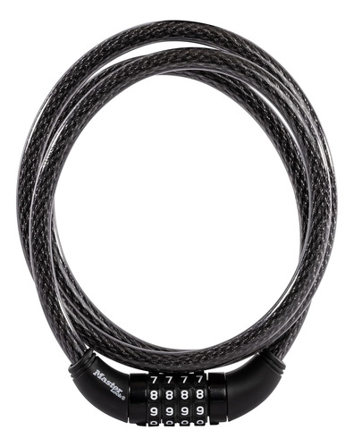 Master Lock 8370d Reseteable Combinación Cable Lock, 5 'x