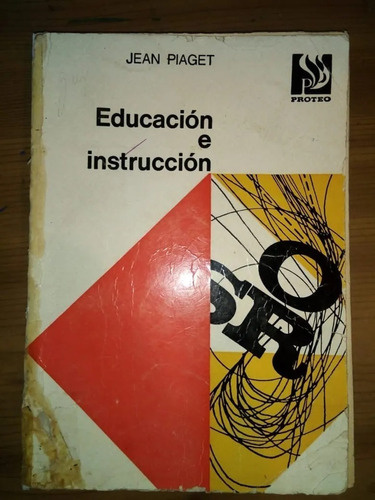 Libro Educación E Instrucción Jean Piaget