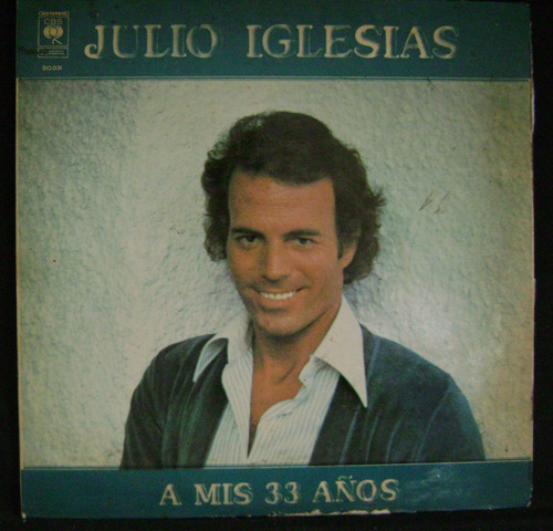 A Mis 33 Años -julio Iglesias- Lp Vinilo