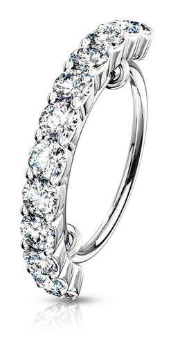 Imagen 1 de 2 de Piercing Argollita 13 Strass Piercing Argentina ®