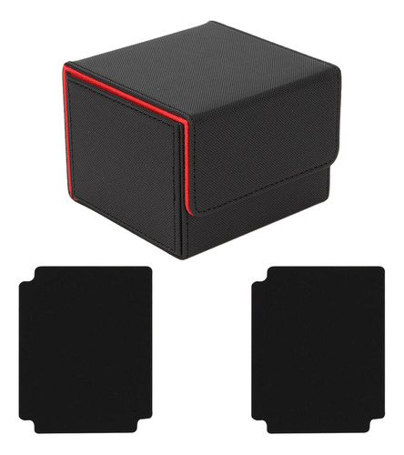 Caja De Baraja De Cartas, Caja De Naipes Cuadros Negro Rojo