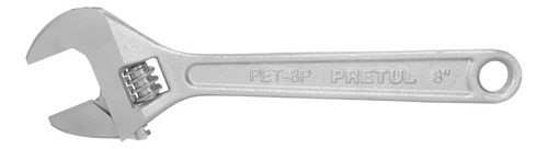 Llave Ajustable (perico) 8  Cromada, Pretul Pet-8p