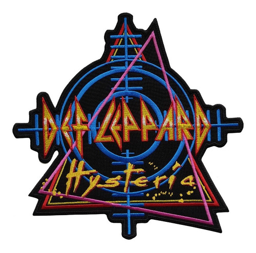 Parche Bordado Def Leppard Hysteria Espalda Defleppar Rock