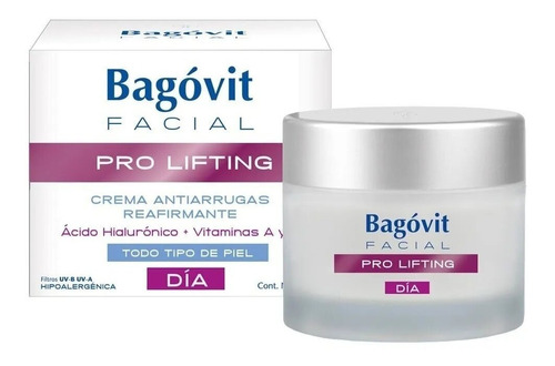 Bagovit Facial Pro Lifting Dia Todo Tipo De Piel X 50g