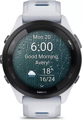 Smartwatch Garmin Forerunner 265 Music Branco/tidal Blue
