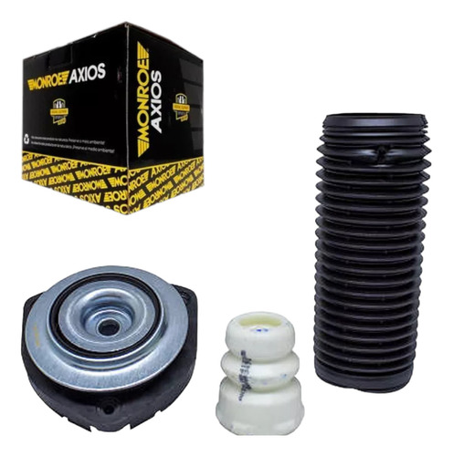 Kit Batente Coifa Coxim Dianteiro Vw Tiguan 2007-2014 Axios