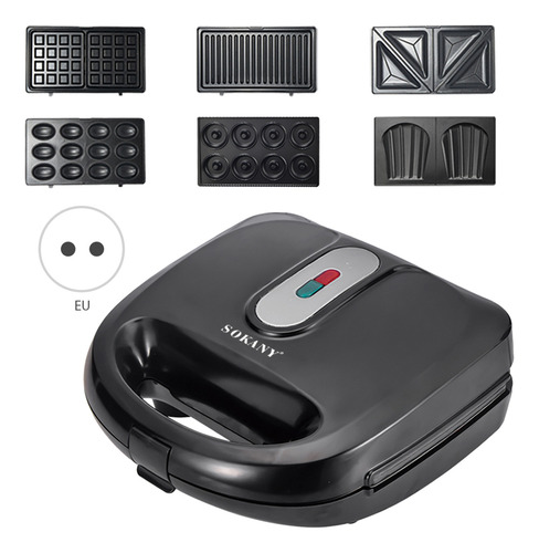Set De 6 Planchas Para Gofres Donut Maker In Maker, 1 Sk908