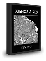 Comprar Cuadro Decorativo Premium Plano Buenos Aires Cuadros Vintage