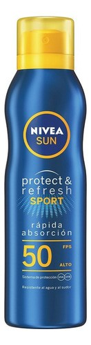 Nivea Sun Refresh Spray Protector Solar Corporal Fps50 200ml