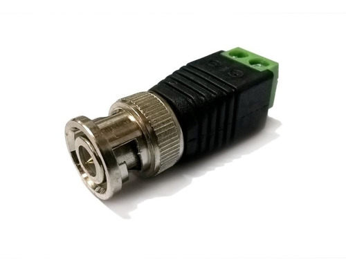 Conector Ficha Bnc Macho Con Bornera Camara Seguridad - Dy