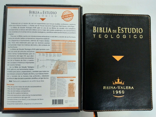 Imagen 3 de 10 de Biblia De Estudio Teológico, Reina Valera 1960