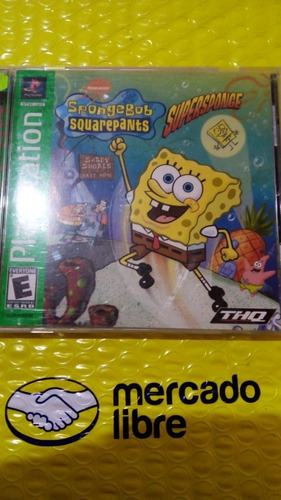 Spongebob Squarepants Supersponge Playstation 1 Bob Esponja
