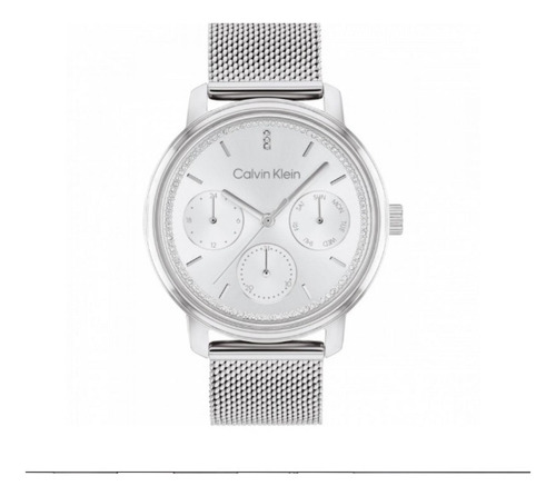 Reloj Para Mujer Calvin Klein Shimmer 25200180 Plateado