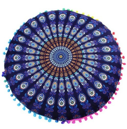 Funda Almohada Yoga Mandala Playa Meditacion Cama Zp0434-1