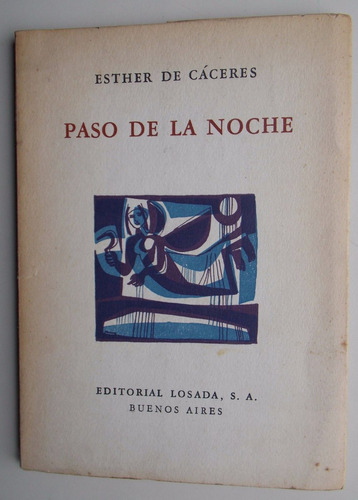 Paso De La Noche Esther De Cáceres 1957 Autografiado