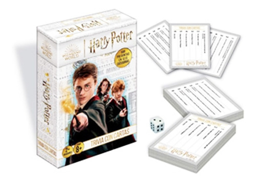 Juego De Mesa Harry Potter Trivia Con Cartas