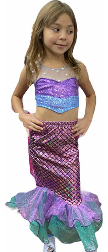 Disfraz De Sirena O Vestido De Sirena Para Niñas Fiestas 