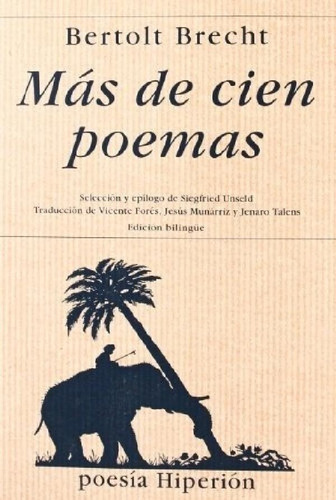Libro - Más De Cien Poemas - Bertolt Brecht
