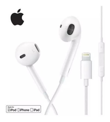 Audifonos Earpods Lightning Para iPhone/iPad Oem