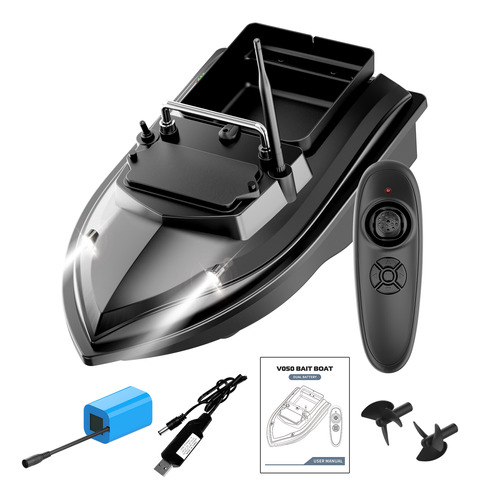 Barco Doble De 2 Kg Con Control Remoto Para Crucero O Pesca