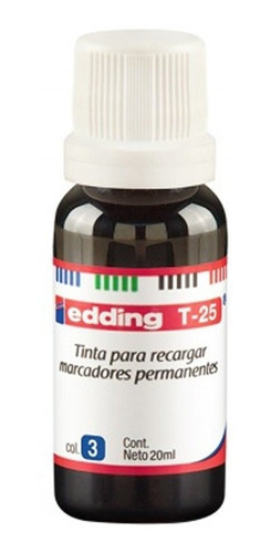 Tinta Al Solvente Edding T 25 Azul