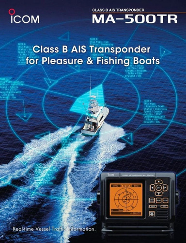 Icom Ma-500tr Transponder Ais Classe B Homologado Anatel