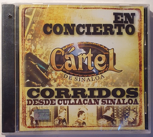 Cd Cartel De Sinaloa - En Concierto - Corridos - Nuevo