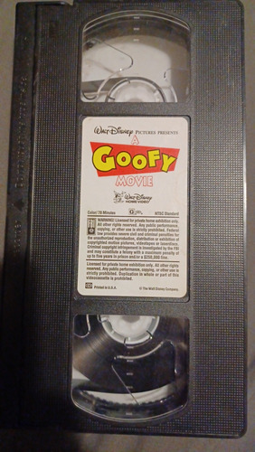 Goofy Movie Pelicula Vhs