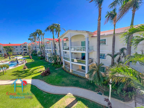 Cad Diamante Lakes Zafiro 327. Terraza Con Vista A La Alberca Y Jardines