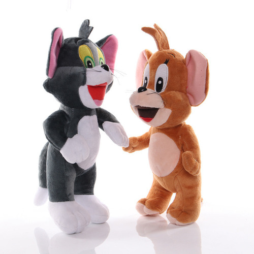 Muñeco De Gato Y Ratón De 2 Piezas De Peluche Tom Cat Jerry