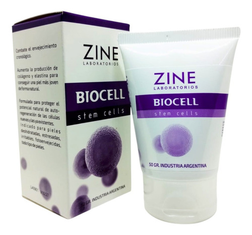 Crema Antiedad Biocell Stem Cells 50ml Zine Para Rostro 30+