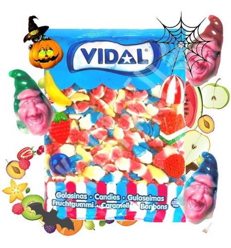 Brujas Brillo - Balas De Goma Gelatinosa Halloween Vidal - E