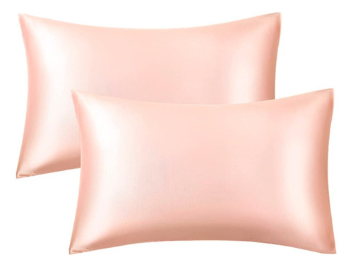 Funda Almohada Satin Saten Tipo Seda Set X2 Unids 100 O 76cm