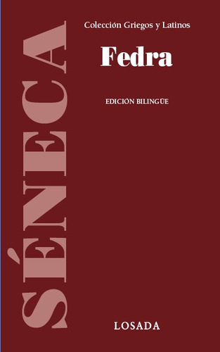 Libro Fedra Edicion Bilingue