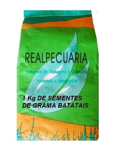 Sementes De Grama Batatais Incrustada (1 Kg Rende Até 150m2)