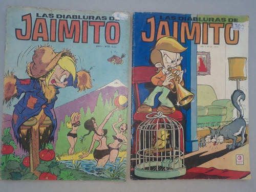 2 Comic  Las Diabluras De Jaimito N°18-20/cielosur Editoras.