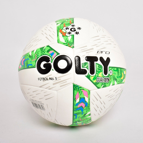 Balón De Fútbol Pro Golty Dualtech Ii No.5 Color Verde