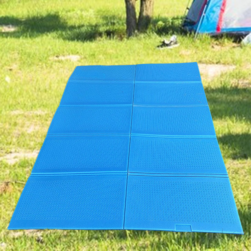 Cojín De Asiento Plegable Para Exteriores, Práctico Azul