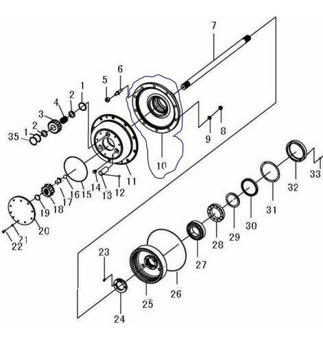 Cubo Da Roda - SdLG Lg936/938 - 3050900046